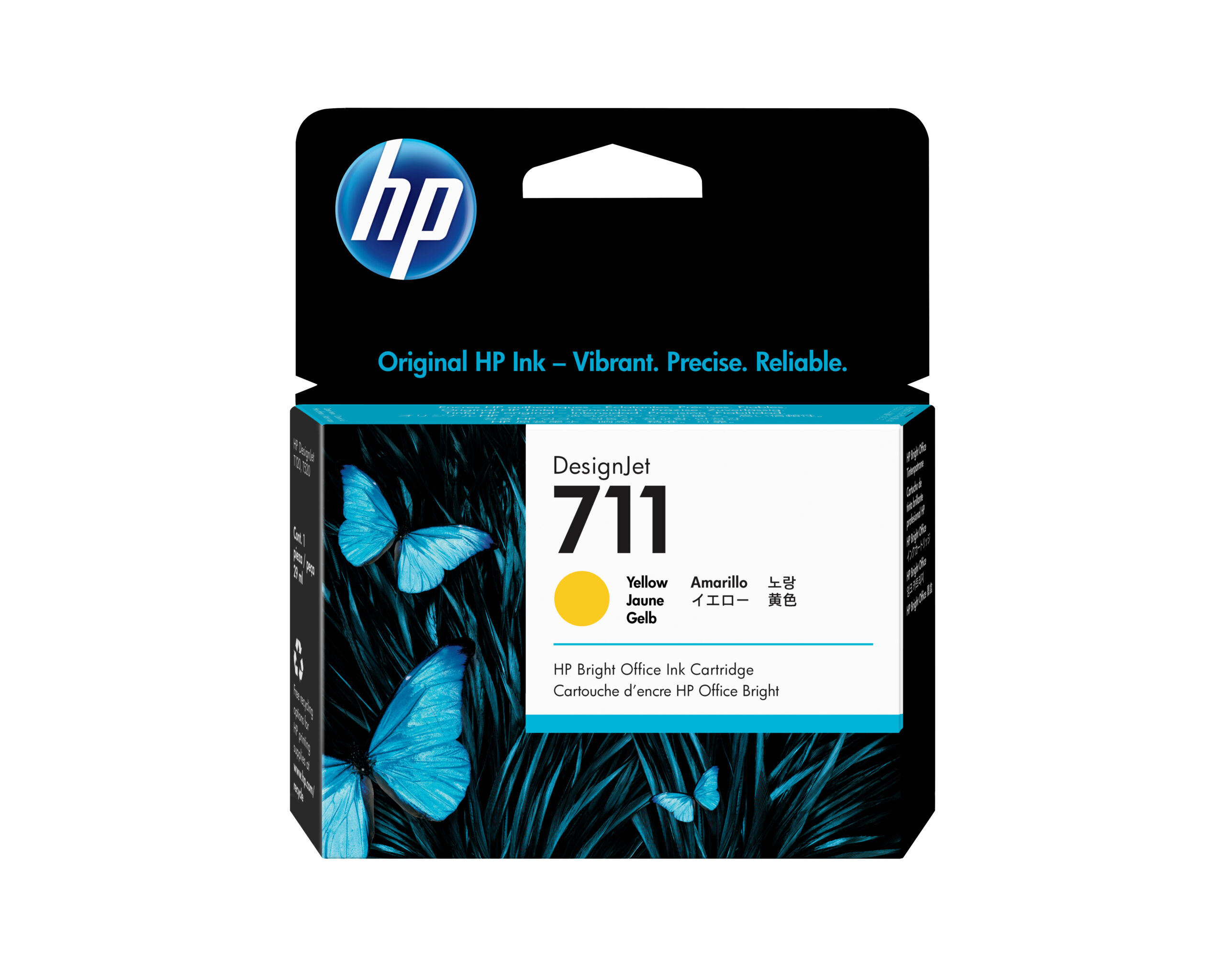 HP Cartucho de tinta DesignJet 711 amarillo de 29 ml