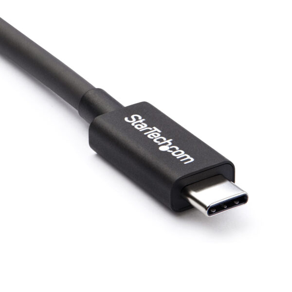 StarTech.com Cable Thunderbolt 3 Pasivo de 2m - 20Gbps - PD 100W - Vídeo 4K - Cable Thunderbolt - Certificado Thunderbolt - Compatible con USB4 / Modo Alt DP - Thunderbolt 4 - USB 3.2 - USB-C