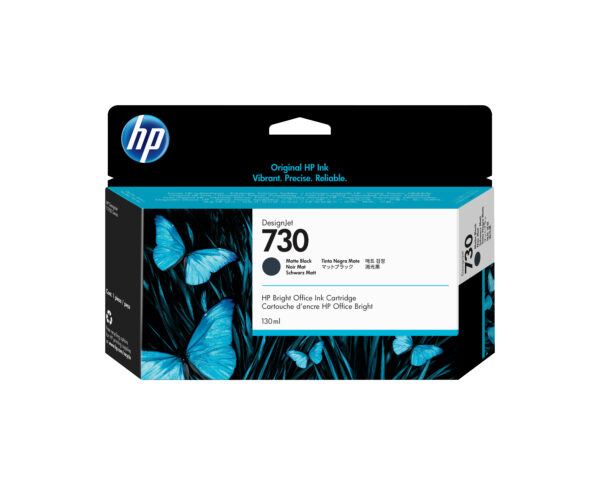 HP Cartucho de tinta DesignJet 730 negro mate de 130 ml HP Cartucho de tinta DesignJet 730 negro mate de 130 ml