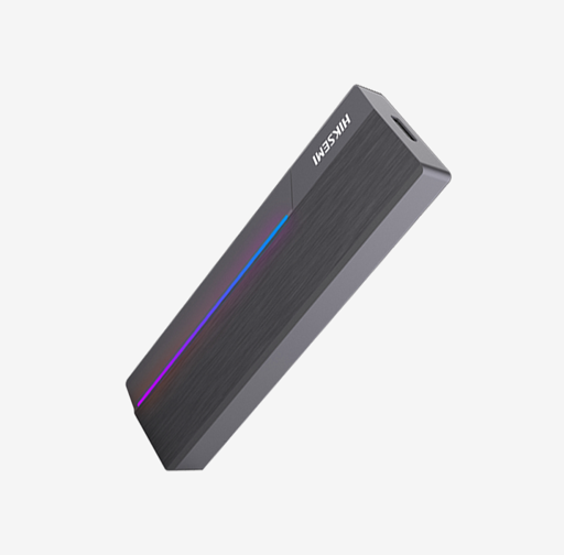 Hiksemi Cofre USB C 3.2 NVME/ M.2 SATA RGB Aura Sync MDR1
