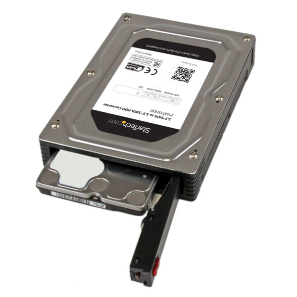 StarTech.com Adaptador Caja para Discos Duros o SSD de 2,5" a 3,5" SATA - Convertidor para Disco Duro Externo para Unidades de hasta 12,5mm de Altura StarTech.com Adaptador Caja para Discos Duros o SSD de 2,5" a 3,5" SATA - Convertidor para Disco Duro Externo para Unidades de hasta 12,5mm de Altura