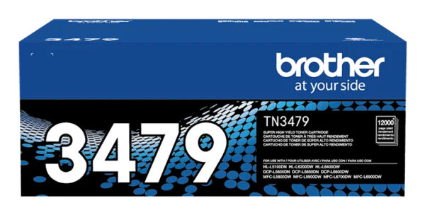 Brother TN3479 cartucho de tóner 1 pieza(s) Original Negro Brother TN3479 cartucho de tóner 1 pieza(s) Original Negro