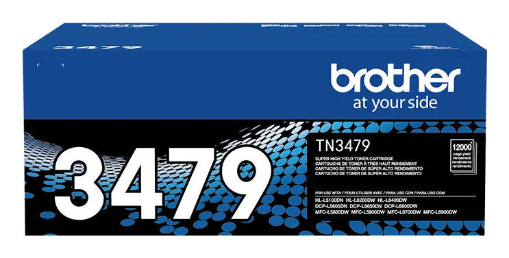 Brother TN3479 cartucho de tóner 1 pieza(s) Original Negro Brother TN3479 cartucho de tóner 1 pieza(s) Original Negro