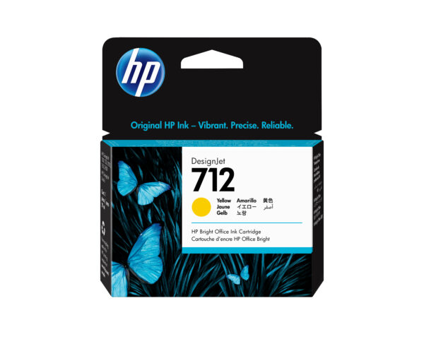 HP Cartucho de Tinta DesignJet 712 amarillo de 29 ml HP Cartucho de Tinta DesignJet 712 amarillo de 29 ml