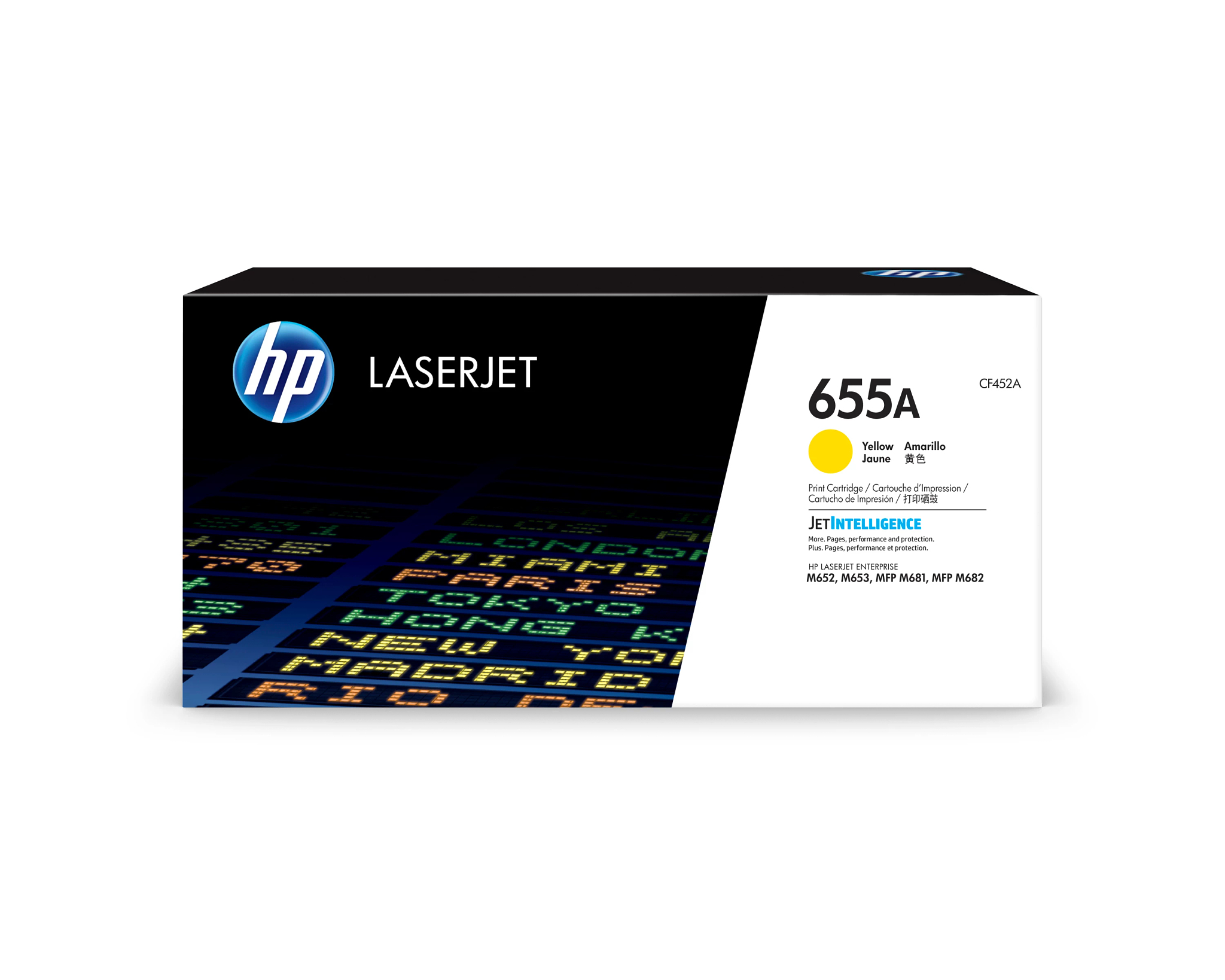 HP Cartucho de tóner Original LaserJet 655A amarillo