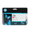HP Cartucho de tinta magenta DesignJet 738 de 130 ml HP Cartucho de tinta magenta DesignJet 738 de 130 ml