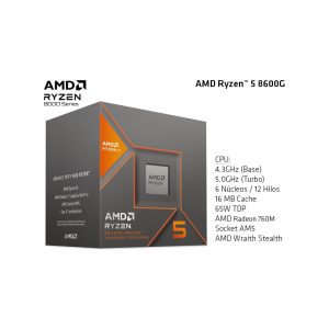 amd-ryzen-5-8600g-43ghz-50ghz-turbo-six-core-tdp-65w-am5-amd-radeon-760m-graphics.jpg CPU S/ AM5 RYZEN 5 8600G/ WITH COOLER 5.0 GHZ MX BOOST 4.3GHZ 6 CORE 12THREAD AMD