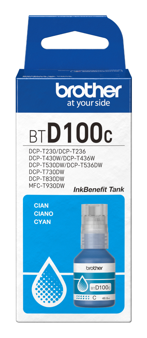 Brother BTD100C recambio de tinta para impresora Original