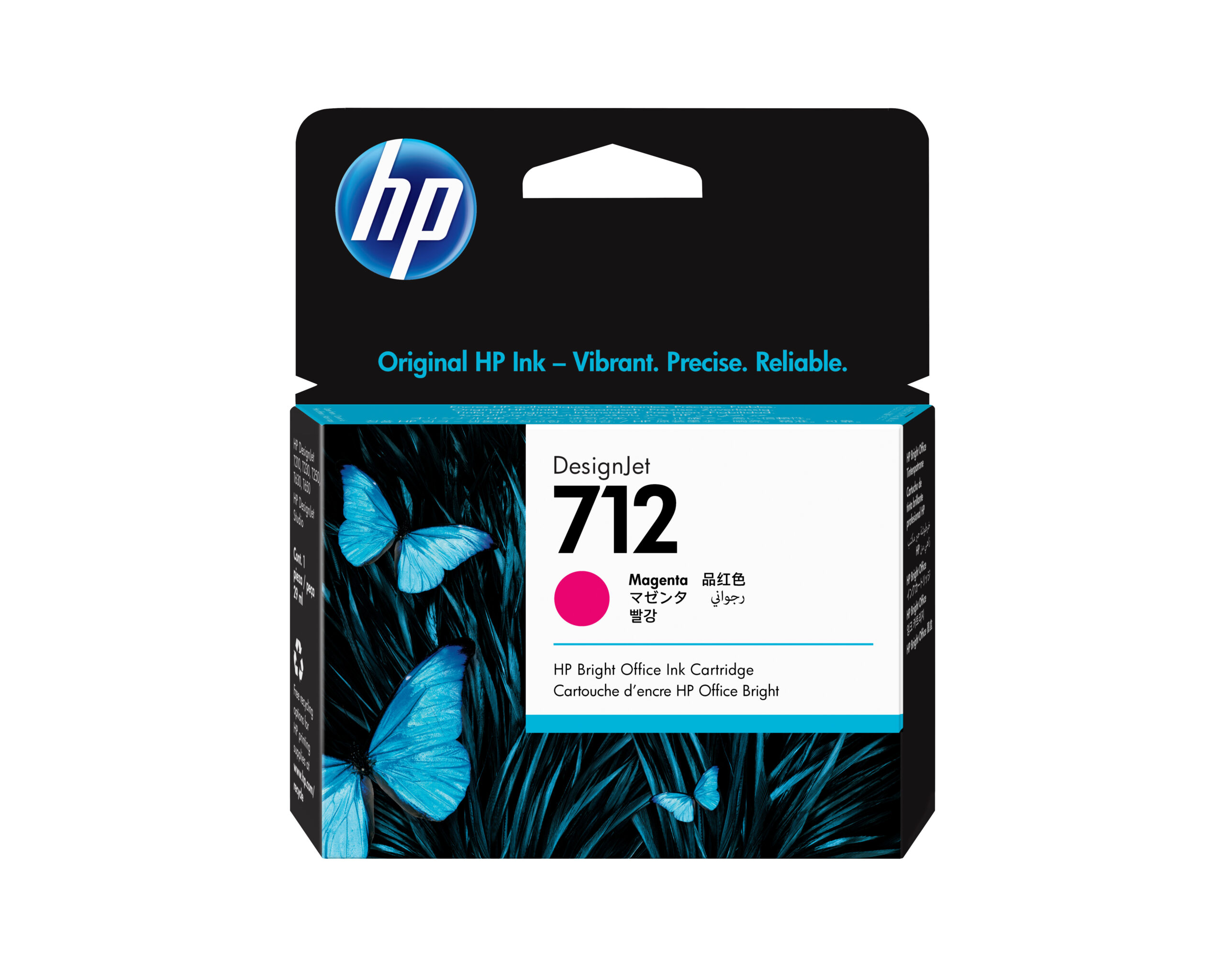 HP Cartucho de Tinta DesignJet 712 magenta de 29 ml HP Cartucho de Tinta DesignJet 712 magenta de 29 ml