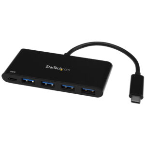 StarTech.com Hub Concentrador USB 3.0 de 4 Puertos con PD Entrega de Potencia - 5Gbps - Adaptador USB-C a 4x USB-A - USB Tipo C StarTech.com Hub Concentrador USB 3.0 de 4 Puertos con PD Entrega de Potencia - 5Gbps - Adaptador USB-C a 4x USB-A - USB Tipo C