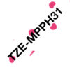 Brother TZE-MPPH31 cinta para impresora de etiquetas Negro sobre rosa