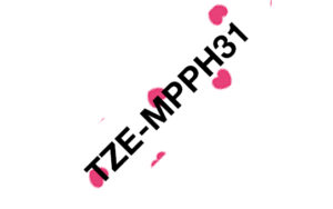 Brother TZE-MPPH31 cinta para impresora de etiquetas Negro sobre rosa