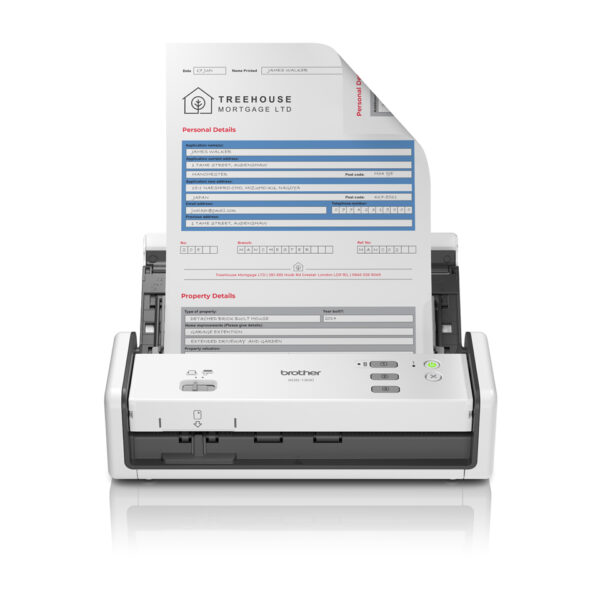 Brother ADS-1300 escaner Escáner con alimentador automático de documentos (ADF) 600 x 600 DPI A4 Blanco Brother ADS-1300 escaner Escáner con alimentador automático de documentos (ADF) 600 x 600 DPI A4 Blanco