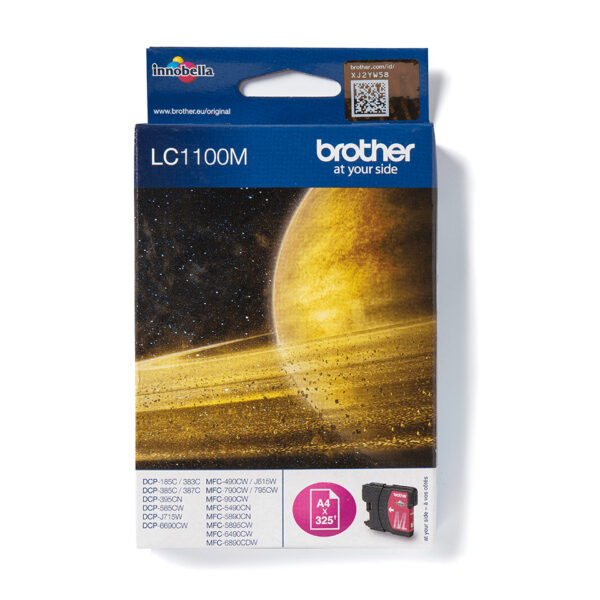 Brother LC1100M cartucho de tinta 1 pieza(s) Original Magenta Brother LC1100M cartucho de tinta 1 pieza(s) Original Magenta