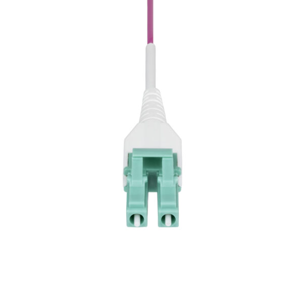 StarTech.com Cable de Fibra Óptica Multimodo OM4 LC a LC UPC de 7m - 50/125µm - 40G/100G - Violeta Érica - LOMMF/VCSE - Cable Uniboot de Fibra - Clasificación Riser OFNR