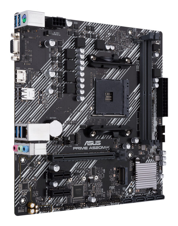 ASUS PRIME A520M-K AMD A520 Zócalo AM4 micro ATX ASUS PRIME A520M-K AMD A520 Zócalo AM4 micro ATX
