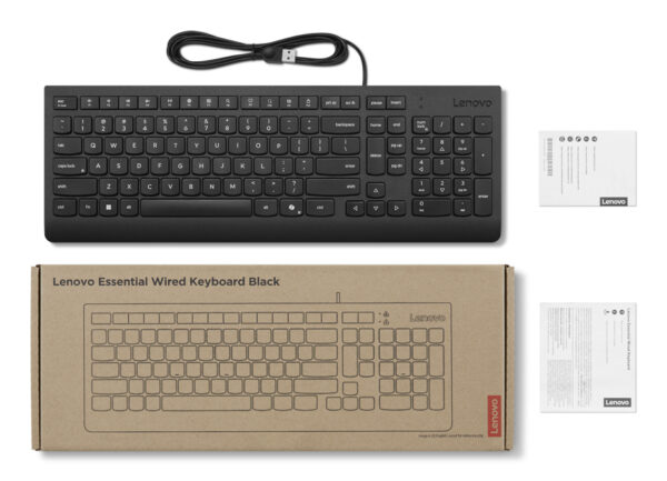 Lenovo 4Y41R64636 teclado Hogar / Oficina USB Español Negro