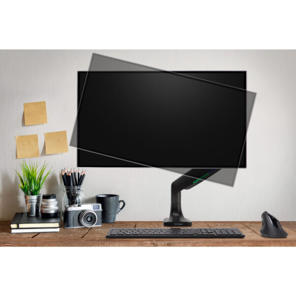 Kensington Brazo SmartFit de altura ajustable con un toque para monitor individual