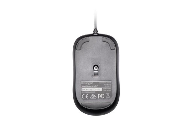 Kensington K72110WW ratón Oficina Ambidextro USB tipo A Óptico 1000 DPI Kensington Mouse for Life USB Tres Botones