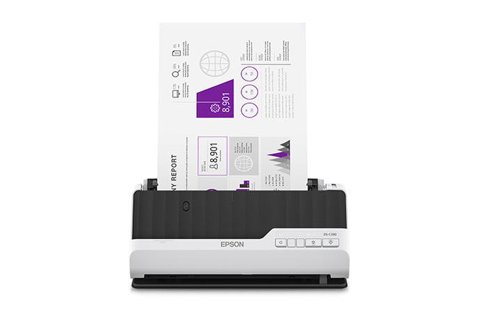 Epson DS-C330 Escáner alimentado con hojas Negro, Gris Epson DS-C330 Escáner alimentado con hojas Negro, Gris