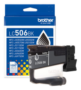 Brother LC506BKS cartucho de tinta 1 pieza(s) Original Rendimiento estándar Negro