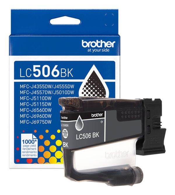Brother LC506BKS cartucho de tinta 1 pieza(s) Original Rendimiento estándar Negro