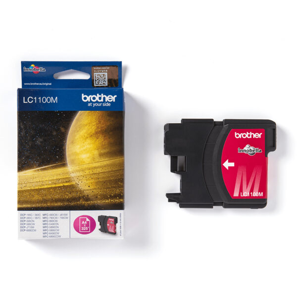 Brother LC1100M cartucho de tinta 1 pieza(s) Original Magenta Brother LC1100M cartucho de tinta 1 pieza(s) Original Magenta