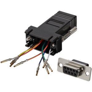 StarTech.com Adaptador Conversor Modular DB9 Serie a RJ45 Hembra a Hembra StarTech.com Adaptador Conversor Modular DB9 Serie a RJ45 Hembra a Hembra
