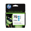 HP Paquete de 3 cartuchos de Tinta DesignJet 712 cian de 29 ml HP Paquete de 3 cartuchos de Tinta DesignJet 712 cian de 29 ml