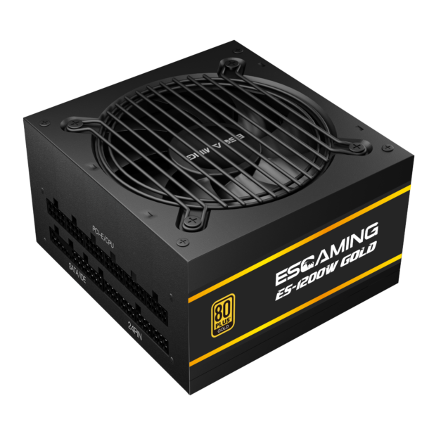 esgaming-1200wg-5 Esgaming Fuente Poder 1200W 80 PLUS Gold Modular ES-1200W Gold