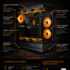 Esgaming Gabinete Gamer BK01 6 Fan ARGB