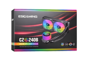 ESGAMING WATER COOLER 240MM ARGB CZ-240 BLACK