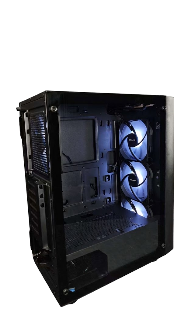 Esgaming Gabinete Gamer F05T-BK 4 Fan ARGB