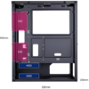 Esgaming Gabinete Gamer F05T-BK 4 Fan ARGB