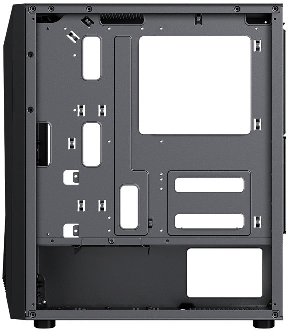Esgaming Gabinete Gamer F22-BK 4 Fan ARGB