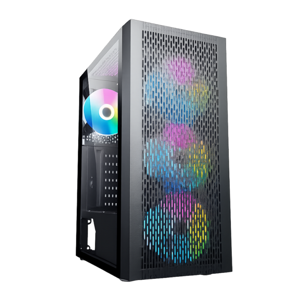Esgaming Gabinete Gamer F22-BK 4 Fan ARGB