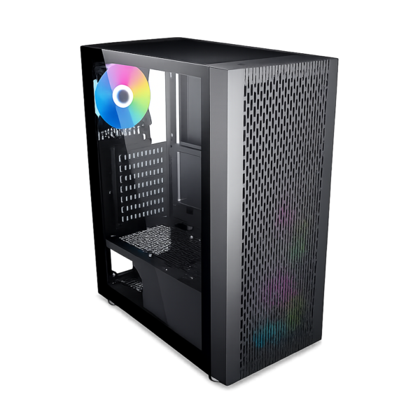 Esgaming Gabinete Gamer F22-BK 4 Fan ARGB