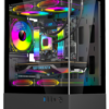Esgaming Gabinete Gamer H60-BK 5 Fan ARGB