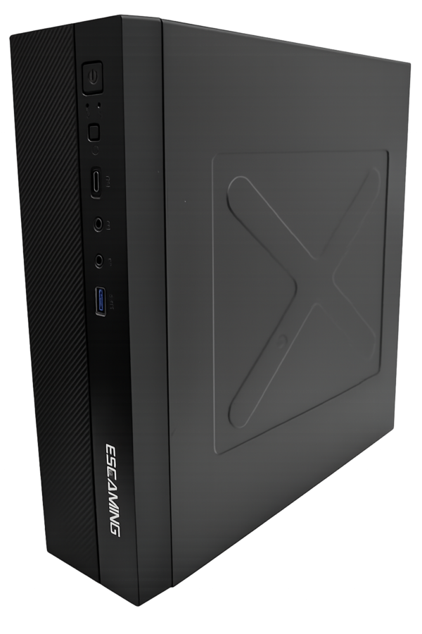 Esgaming Gabinete Slim J01 Fuente 650W Integrada