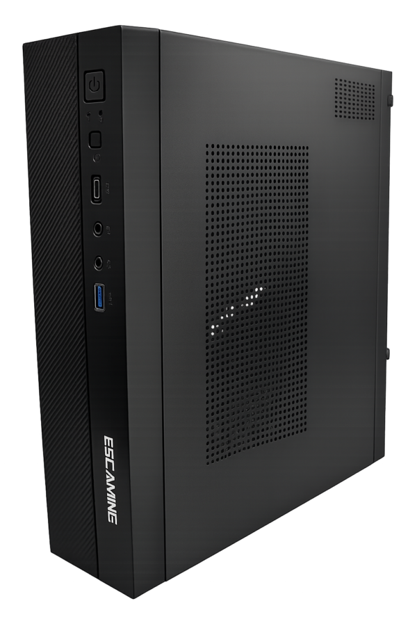 Esgaming Gabinete Slim J01 Fuente 650W Integrada
