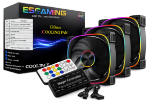 esgaming-kit-ventiladores-ez08-1 ESGAMING VENTILADOR 120MM ARGB KIT 3 UNIDADES EZ-A18 ARGB FAN SET