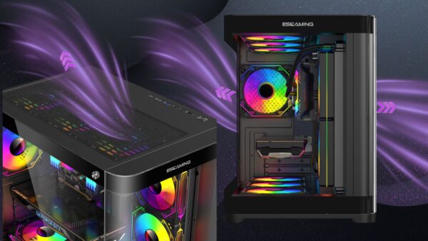 Esgaming Gabinete Gamer Viper 5 Fan ARGB