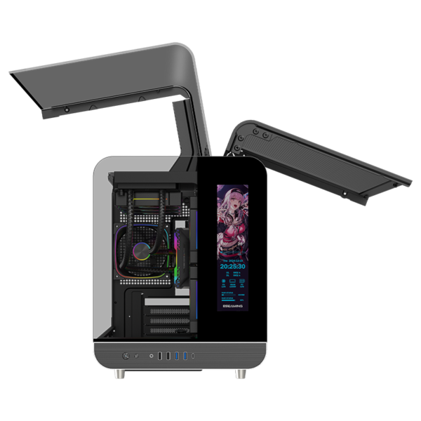 Esgaming Gabinete Gamer Xph 9 Fan ARGB