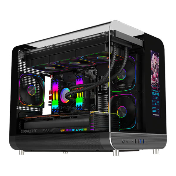 Esgaming Gabinete Gamer Xph 9 Fan ARGB