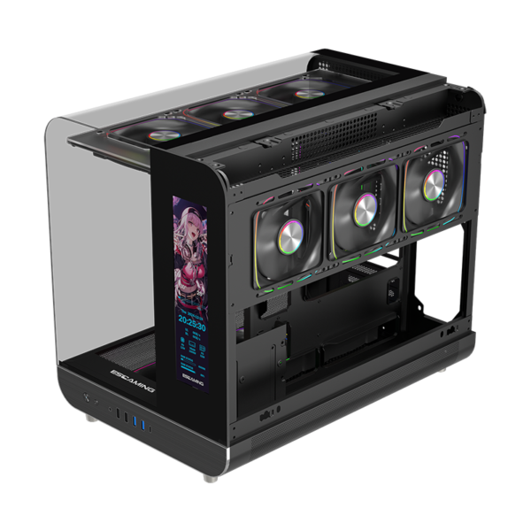 Esgaming Gabinete Gamer Xph 9 Fan ARGB