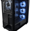 Esgaming Gabinete Gamer Y03-BK 4 Fan ARGB