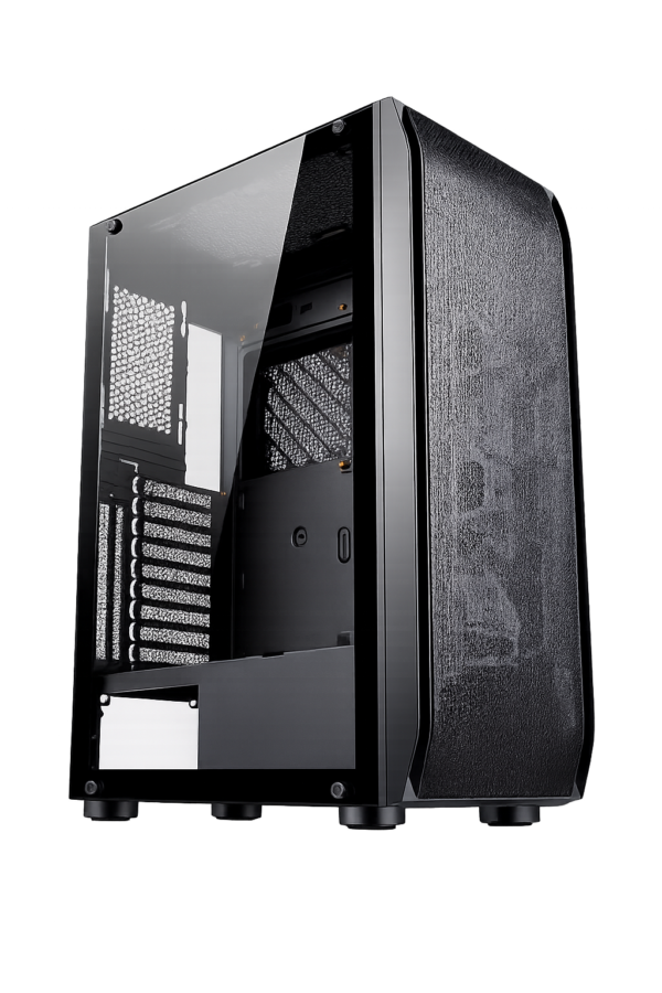 Esgaming Gabinete Gamer Y03-BK 4 Fan ARGB