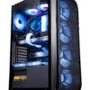 Esgaming Gabinete Gamer Y03-BK 4 Fan ARGB