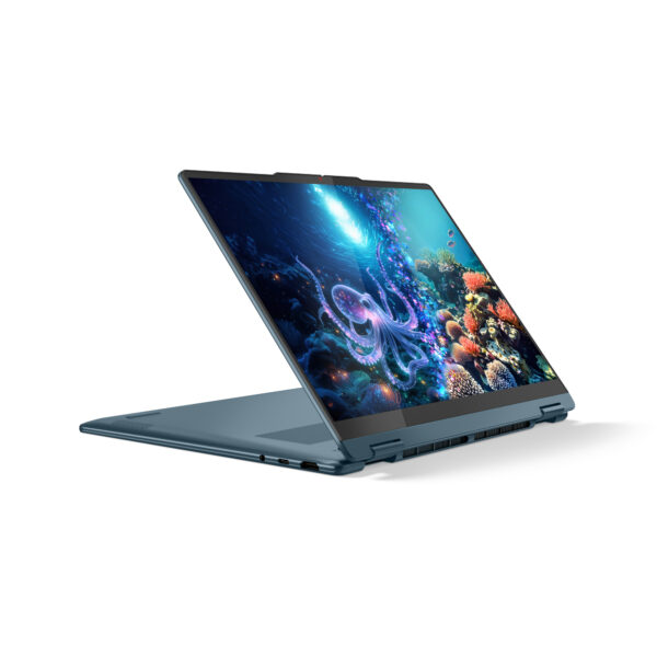 Lenovo Yoga 7 2-in-1 14AKP10 Copilot+ PC AMD Ryzen AI 7 350 Híbrido (2-en-1) 35,6 cm (14") Pantalla táctil WUXGA 32 GB LPDDR5x-SDRAM 1 TB SSD Wi-Fi 7 (802.11be) Windows 11 Home Español Verde azulado