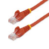 StarTech.com Cable de Red de 0,5m Rojo Cat5e Ethernet RJ45 sin Enganches StarTech.com Cable de Red de 0,5m Rojo Cat5e Ethernet RJ45 sin Enganches